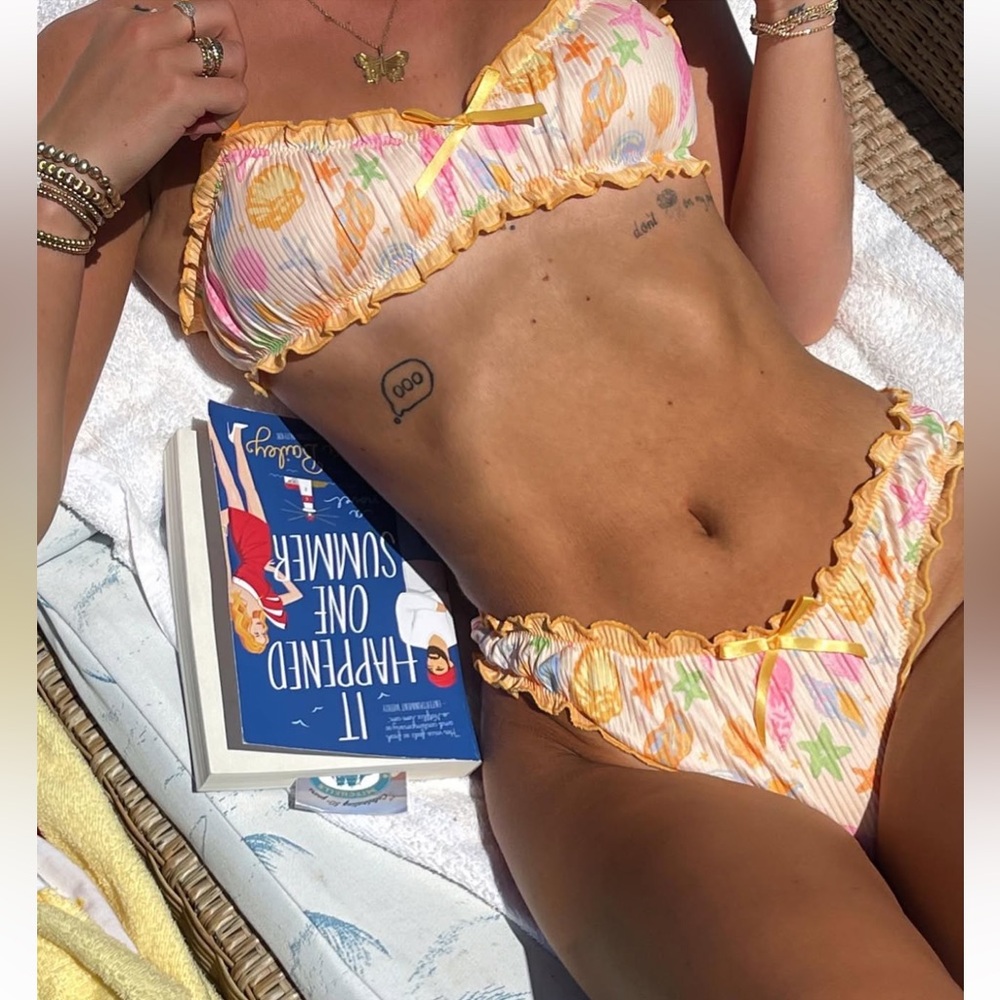Colorful Patterned Bikini Set